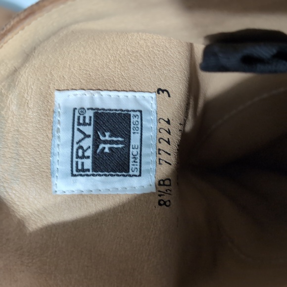 Frye Jane Stitch Oiled Suede Leather Boots Distressed Women’s Size 8.5 - Picture 6 of 6